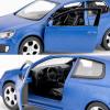 1:36 Volkswagen Golf GTI Toy Car, Diecast Pull Back Model Car, Doors Open, Collection Kids Toy for Aged 3 and up, Gift Blue view 4
