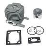 ZXCERAW Cylinder Piston Kit Fits for Brushcutter B45 B45INTL B45LA GP45 GP450 RC-45 A130001330 20021-12110 70198-12110 view 2