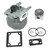 ZXCERAW Cylinder Piston Kit Fits for Brushcutter B45 B45INTL B45LA GP45 GP450 RC-45 A130001330 20021-12110 70198-12110 view 4