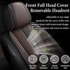 SOUIPA Car Seat Covers 2 Seats Fit for Mazda CX-90 2024 2025,Waterproof Leather Seat Covers,Airbag Compatible,Car Seat Protectors Interior Sets(Front Set,Black&Brown) view 2
