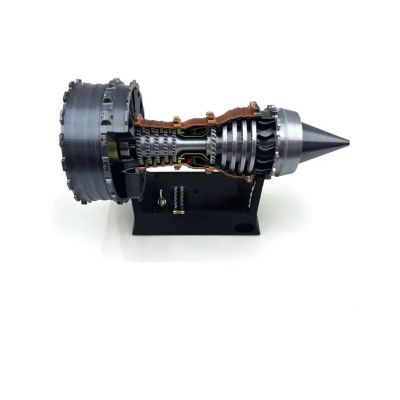 25CM T/R-900 Simulation Turbofan Engine 3D Printed Aviation Model Gift with Switch Finished Product