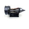 25CM T/R-900 Simulation Turbofan Engine 3D Printed Aviation Model Gift with Switch Finished Product view 1