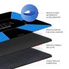 sharkplay 70 x 35 Inch Poker Mat, 10 Players Texas Hold'em Poker Table Top with Carrying Bag for Poker Games, Blackjack, Casino view 4