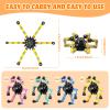 48 Pcs Transformable Fidget Spinners Toys, Valentines Party Favors, Stress Relief Sensory Fidget Toys Deformable Chain DIY Robot Spinner Fingertip Gyro Birthday Valentines Day Gifts for Kid Adults view 2