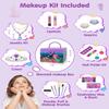 Kids Makeup Kit for Girl, Mermaid Toys for Makeup Sets, Princess Toys Real Washable Cosmetic Set with Mirror, Play Make Up Birthday Gifts for 5 6 7 8 9 10 11 12 Years Old Kid view 2