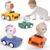 IOMDRWU Press to Go Car Toys for Toddlers 1-3, Animal Baby Cars, Push Go Friction Inertia Car, Infant 6-9-12-18 Month, 1st Birthday for 1-2 Year Old Boy Girl, Valentines Day Gift view 1