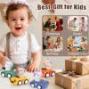 IOMDRWU Press to Go Car Toys for Toddlers 1-3, Animal Baby Cars, Push Go Friction Inertia Car, Infant 6-9-12-18 Month, 1st Birthday for 1-2 Year Old Boy Girl, Valentines Day Gift view 2