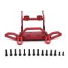 QTUONVD for MJX H12Y 1/12 RC Crawler Car Metal Front Bumper Upgrade Parts Repair Replacement Accessories RC Parts(Red) view 1