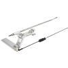 4mm Integrated Flex Shaft System with Rudder for RC Boats Compatible with Bayonet and M4 Propellers Includes Shaft Mount(for Bayonet Paddles) view 1