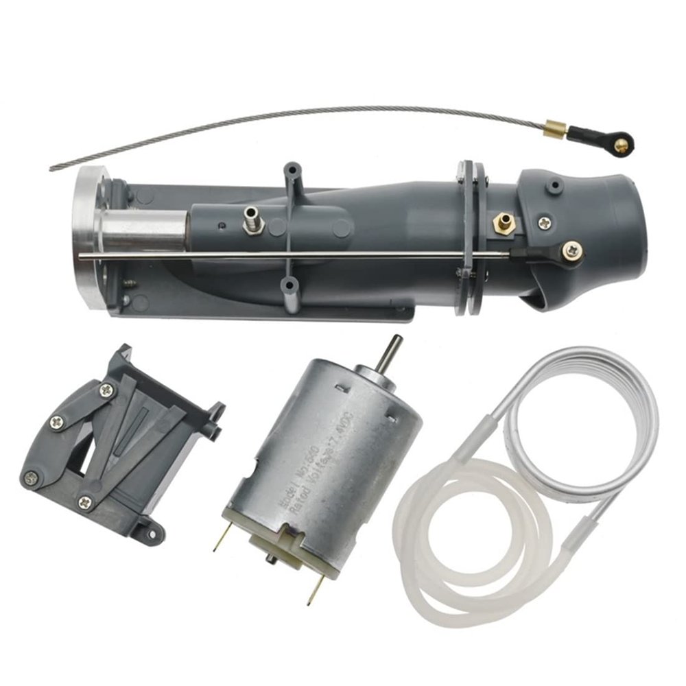 Heeucnon Water Jet Thruster Power Sprayer Pump Water Jet Pump with 540 Motor + Water Cooling Jacket Set for RC Jet Boat