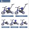 besrey Toddler Tricycle with Spare Wheel,Toddler Bike 1-3 Years Old,5 in 1 Kids Trike with Push Handle,Backrest and Safety Belt,Balance Bike 1+ Year Old,Birthday Gift and Toy for Boys and Girls view 2