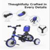 besrey Toddler Tricycle with Spare Wheel,Toddler Bike 1-3 Years Old,5 in 1 Kids Trike with Push Handle,Backrest and Safety Belt,Balance Bike 1+ Year Old,Birthday Gift and Toy for Boys and Girls view 4