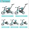 besrey Toddler Bike 1-3 Years Old,Toddler Tricycle with Spare Wheel,5 in 1 Kids Trike with Push Handle,Backrest and Safety Belt,Balance Bike 1+ Year Old,Birthday Gift and Toy for Boys and Girls view 2