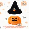 Halloween Clothes for 17cm Doll, Cute Orange Pumpkin Outfit with Witch Hat Stylish Doll Clothing Costume Set Halloween Accessories Supplies(Clothes Only) view 3