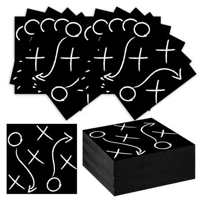 100 PCS Football Napkins, Disposable Football Dinner Paper Napkins, Football Party Napkins Football Party Decorations for Football Sport Events Frenzy Game Time Tailgate Party