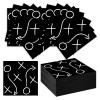 100 PCS Football Napkins, Disposable Football Dinner Paper Napkins, Football Party Napkins Football Party Decorations for Football Sport Events Frenzy Game Time Tailgate Party view 1