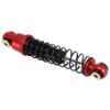 Heeucnon 4Pcs Metal 40MM Oil Damper for SCX24 C10 JLU 1/24 RC Crawler Car Upgrades,Red view 2