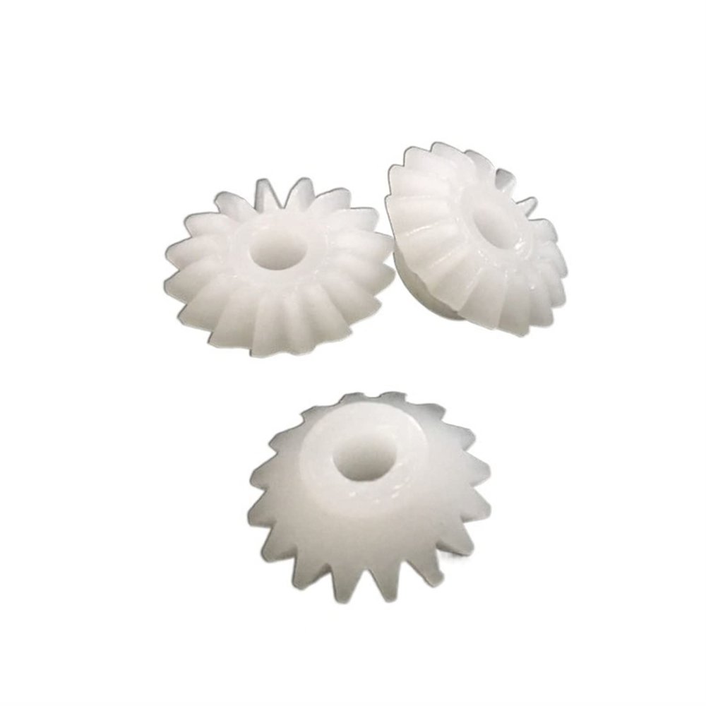10pcs S163A Plastic Bevel Gears - 16 Teeth Bevel Pinions for DIY Projects with 3mm Shaft Hole