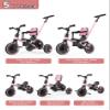 besrey Toddler Bike 1-3 Years Old,Toddler Tricycle with Spare Wheel,5 in 1 Kids Trike with Push Handle,Backrest and Safety Belt,Balance Bike 1+ Year Old,Birthday Gift and Toy for Boys and Girls view 2
