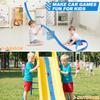 Flexible Race Car Track for Kids 15 Ft Flex Tracks Starter Set Compatible Toy with Suction Cups Compatible with Diecast 1/64th Cars, Long Kid Cars Ramp with Suction Cups for Indoor & Outdoor Ages 3+ view 2