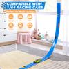 Flexible Race Car Track for Kids 15 Ft Flex Tracks Starter Set Compatible Toy with Suction Cups Compatible with Diecast 1/64th Cars, Long Kid Cars Ramp with Suction Cups for Indoor & Outdoor Ages 3+ view 3