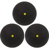 hzzsbu 3 Pcs Squash Ball Professional Squash Ball High Reliability Practical to Use Excellent Performance Rubber for Training Practice and Competition view 1