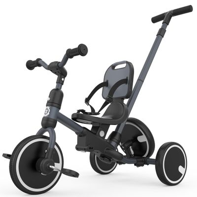 besrey Toddler Bike 1-3 Years Old,Toddler Tricycle with Spare Wheel,5 in 1 Kids Trike with Push Handle,Backrest and Safety Belt,Balance Bike 1+ Year Old,Birthday Gift and Toy for Boys and Girls