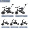 besrey Toddler Bike 1-3 Years Old,Toddler Tricycle with Spare Wheel,5 in 1 Kids Trike with Push Handle,Backrest and Safety Belt,Balance Bike 1+ Year Old,Birthday Gift and Toy for Boys and Girls view 2