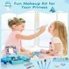 Kids Makeup Kit for Girl, Frozen Toys for Makeup Sets, Princess Toys Real Washable Cosmetic Set with Mirror, Play Make Up Birthday Gifts for 5 6 7 8 9 10 11 12 Years Old Kid view 3
