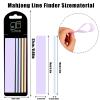 420 Pcs Mahjong Line Finder Reader Notes, Highlighter Tape Stripe, Transparent Sticky Mahjong Cards Rule Reader, Mahjong Accessories for Player, Beginner, No Adhesive Residue & Reusable (Purple) view 4