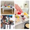 Beadthoven 24Pcs Mini Resin Coffee Cup Fall Dollhouse Miniature Accessories Mini Cute Coffee Mugs Mini Drink Food Tableware Figures Kitchen Ornaments for Micro Landscape Party Decorations DIY Craft view 4