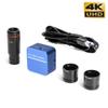 Microscope Accessories Kit 8MP 4K IMX317 Sensor USB 3.0 0.5X Microscope Camera Measurement Electronic Digital Eyepiece for Repair PCB Soldering Microscope Slides(Camera) view 2