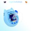 for Tamagotchi Paradise Soft Silicone Case and TPU Clear Screen Protector flim, 360-degree Full Protective with Flower Series Lanyard, Scratch Shock Protection, Blue view 2