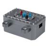 HobbyPark Aluminum Receiver Box Simulated Scale Fuel Cells Electric Box Fuel Tank for 1/10 RC Crawler Car Compatible with SCX10 Capra RR10 VS4-10 TRX4 TRX6 TF2 (Gray) view 3