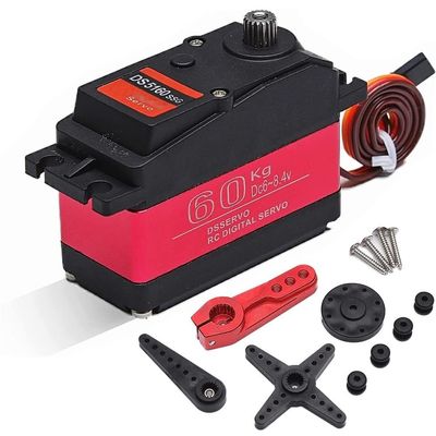 Heeucnon High Torque Waterproof 60Kg 180 DS5160 Metal Gear Digital Servo for RC Robot Car 1/6 SCX6 1/5 Baja
