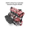 MechPuConToy Mini Metal Engine Model Kit That Runs, GS-L4 Engine Water-Cooled 4-Stroke DOHC Inline Four-Cylinder Engine Model Kit, Physics Science Engine for Adults (Finished Version) view 3
