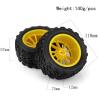 Compatible with Traxxas for Arrma for Redcat for HSP 1/10 RC Car 4Pcs 118MM Tire Tyre Wheel Foam Insert 12Mm Hex RC Car Upgrade Parts(Yellow) view 3