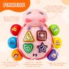 AUUGUU Musical Baby Toys, Infant Light up Music Toys Tummy Time Development, Crawling Toy for 6 7 8 9 10 11 12+ Month Old, Christmas Birthday Gifts for Babies Girls view 2