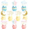 20 PCS Baby Shower Cupcake Toppers, Twinkle Twinkle Little Star Gender Reveal Decorations, Cake Party Supplies Decorations Gender Reveal Party Decorations for Baby Shower Boy Girl Birthday view 1