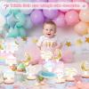 20 PCS Baby Shower Cupcake Toppers, Twinkle Twinkle Little Star Gender Reveal Decorations, Cake Party Supplies Decorations Gender Reveal Party Decorations for Baby Shower Boy Girl Birthday view 3