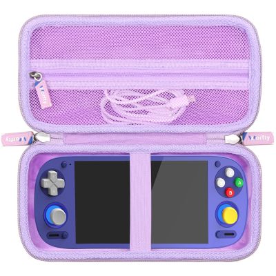 worfty Travel Carrying Case for Retroid Pocket 6/ G2/ 5/ 4/ 4pro Game Handheld Console (Case Only) - Hard Protective Carrying Storage Bag (Purple)