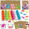 30 Pack Valentines Day Cards for Kids School with Dinosaur Egg Hatching Valentines Day Gifts for Kids Classroom Valentine Exchange Cards for Boys Girls Funny Dino Party Favors Classroom Exchange Gifts view 1
