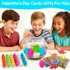 30 Pack Valentines Day Cards for Kids School with Dinosaur Egg Hatching Valentines Day Gifts for Kids Classroom Valentine Exchange Cards for Boys Girls Funny Dino Party Favors Classroom Exchange Gifts view 4