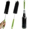 17 Inches Extra Long Handle Bottle Cleaning Brush for Narrow Neck Wine, Beer Bottle, Sport Bottles, Baby Bottles, deep Cups, Vase, Thermos, Glass, Pipes, Kitchen Sinks, Flask, and Hummingbird Feeders view 1