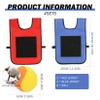 Mskmnkot Sticky Balls, 4 Set Dodgeball Game with 8 Sports Balls & 4 Sticky Ball Vest Interactive Throwing Target for Kids Outdoor, Dodgeball view 3