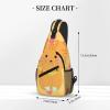 PEGQCVAM Cute Cartoon Kitten Cross Chest Bag Diagonally. Large Capacity, Adjustable Shoulder Straps, Cup Holders And Umbrella Holders On Both Sides. view 2