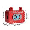 HobbyPark Aluminum Receiver Box Simulated Scale Fuel Cells Electric Box Fuel Tank for 1/10 RC Crawler Car Compatible with SCX10 Capra RR10 VS4-10 TRX4 TRX6 TF2 (Red) view 2