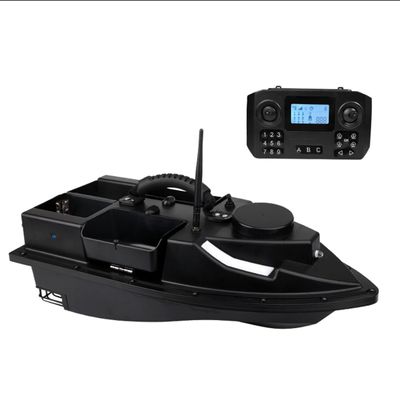 YounggDiy RC Bait Boat for Fishing, 2.4G 500m Range, Dual Motors and 4 Compartments, GPS Positioning, 4 Bait Hoppers & Night Lights for Precision Fishing, Fishing Enthusiast Gifts