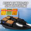 YounggDiy RC Bait Boat for Fishing, 2.4G 500m Range, Dual Motors and 4 Compartments, GPS Positioning, 4 Bait Hoppers & Night Lights for Precision Fishing, Fishing Enthusiast Gifts view 2