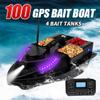 YounggDiy RC Bait Boat for Fishing, 2.4G 500m Range, Dual Motors and 4 Compartments, GPS Positioning, 4 Bait Hoppers & Night Lights for Precision Fishing, Fishing Enthusiast Gifts view 3